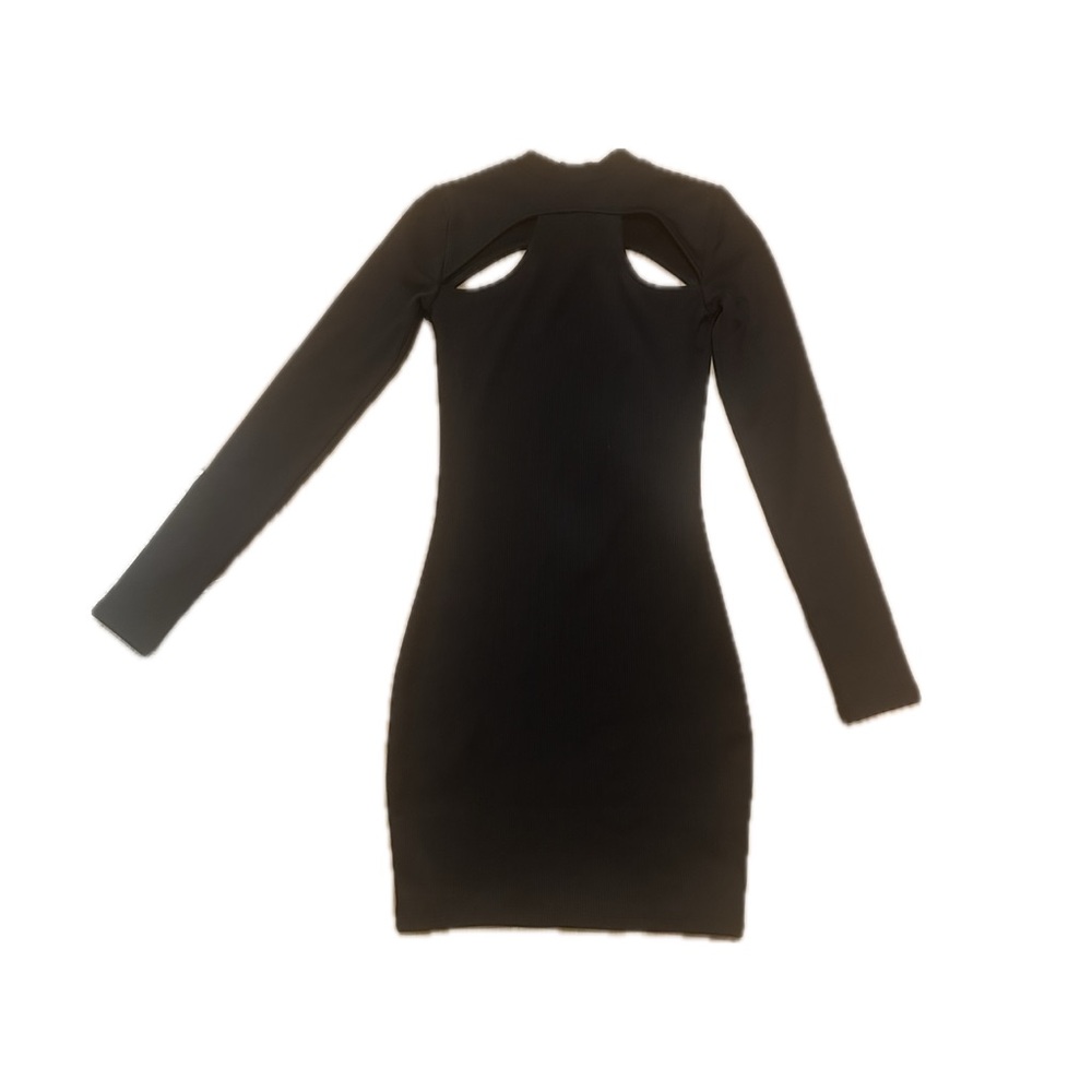 Black Cut-Out Mini Dress